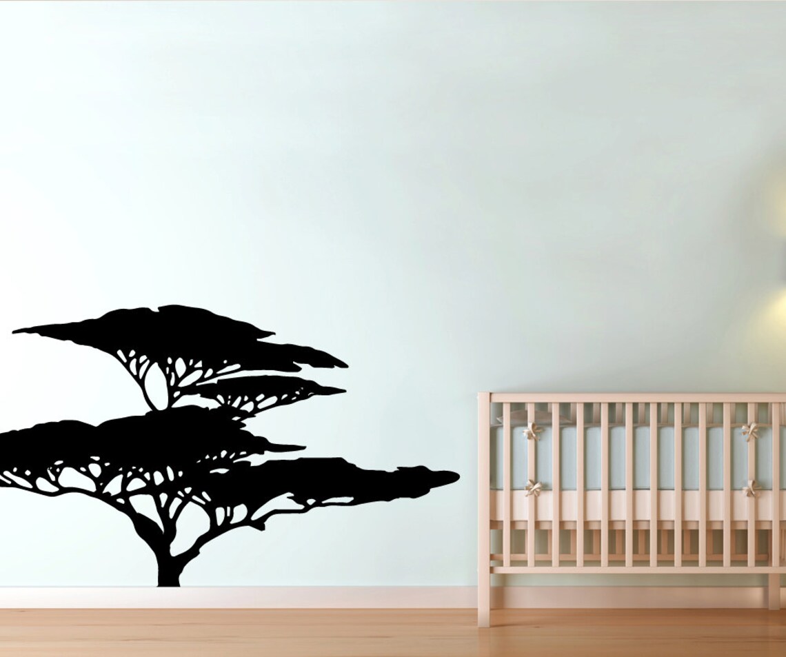Vinyl Wall Decal Sticker African Tree OSMB554s Etsy