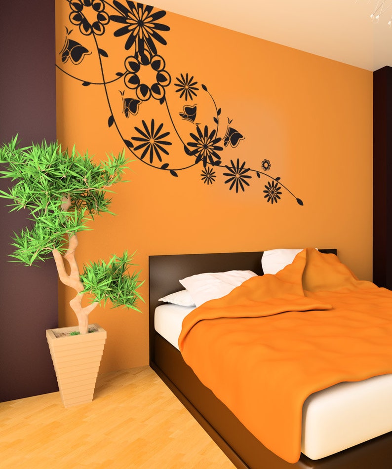 Vinile Wall Decal Sticker primavera Vines 1021s Etsy