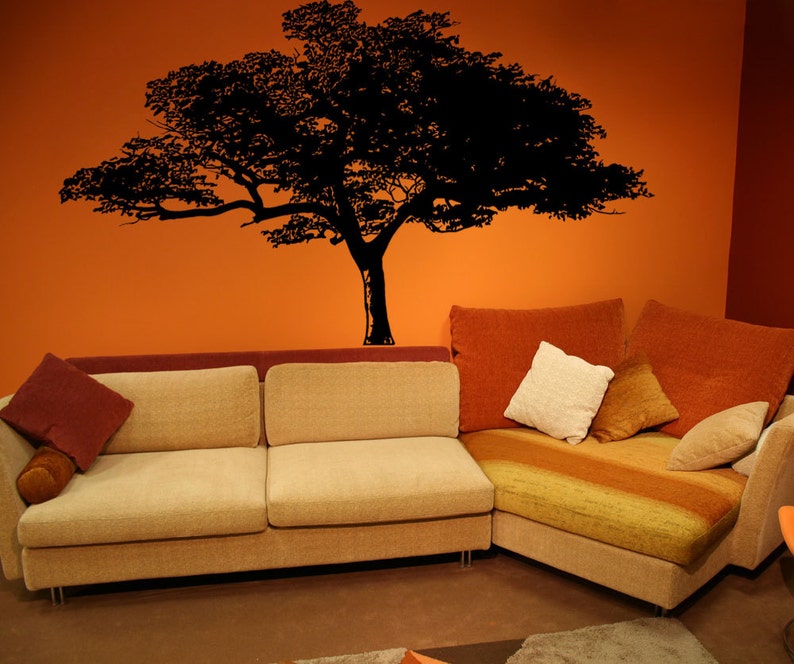 African Tree Vinyl Wall Decal Sticker. 1193A Etsy