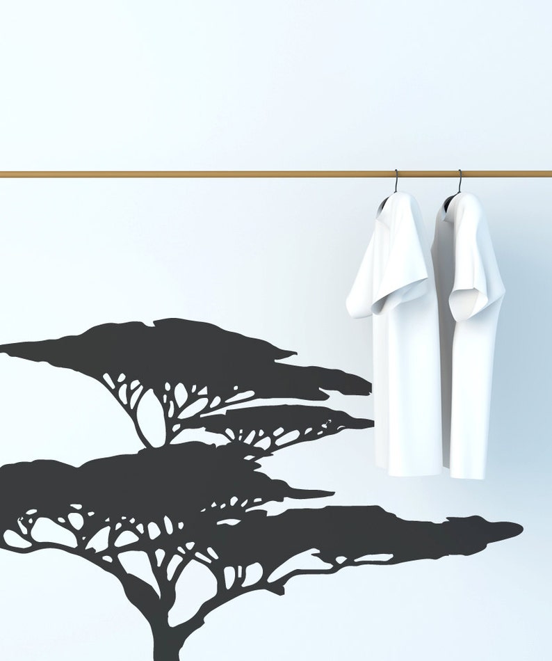 African Tree Vinyl Wall Decal Sticker. os_mb554s Etsy