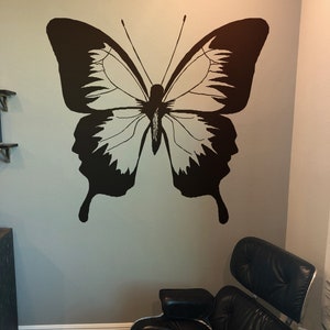 Butterfly Wall Decal Sticker. Girl's Room Wall Decor. Kid's Bedroom Wall Art. Butterfly Window Sticker. Bathroom Butterfly Decal. 105 image 3