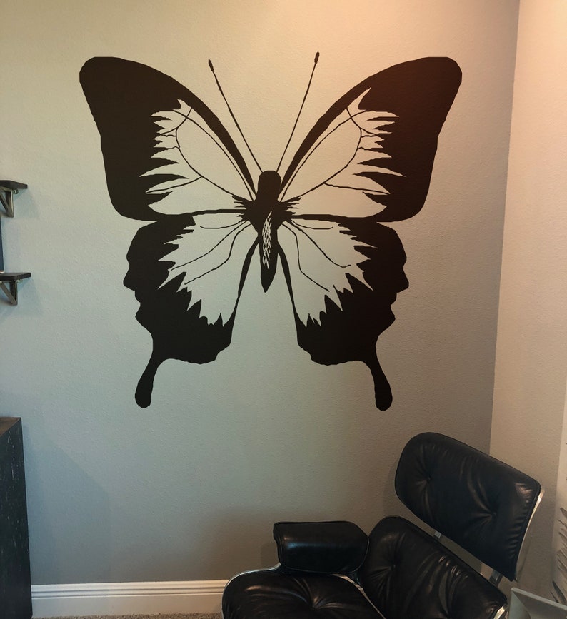 Butterfly Wall Decal Sticker. Girl's Room Wall Decor. Kid's Bedroom Wall Art. Butterfly Window Sticker. Bathroom Butterfly Decal. 105 image 3