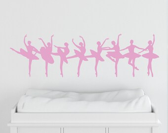Ballerina Dancer Wall Decal Sticker. Gift for Dancer, Ballet, Children's Room Decoration. Dance Studio Wall Art. Car Ballerina Sticker. #378