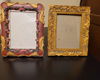 Choice of vintage-style frame pieces with distinct floral and ornate features