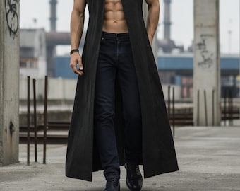 Vintage 60s Dick Van Dyke Cardigan Pumpkin Orange 1960 Mens