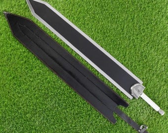 Berserk Guts Dragon Slayer Sword  Anime Replica Sword Dual Finish Blade  With Free Sheath & Display Stand
