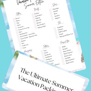 La lista definitiva delle cose da mettere in valigia per le vacanze estive