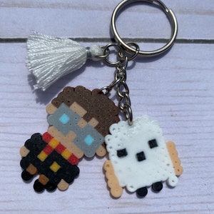 Boy Wizard & Owl Keychain/bag tag