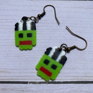 The Bride of Frankenstein Halloween Earrings