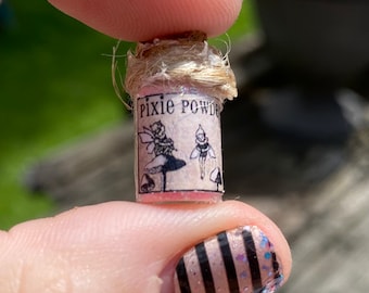 Pixie Powder 1:12 Dollhouse Miniature Potion Bottle