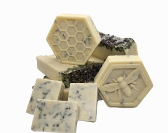 Goat Milk, Honey & Lavender | Winter Mint. homemade soap. ***2 PACK***