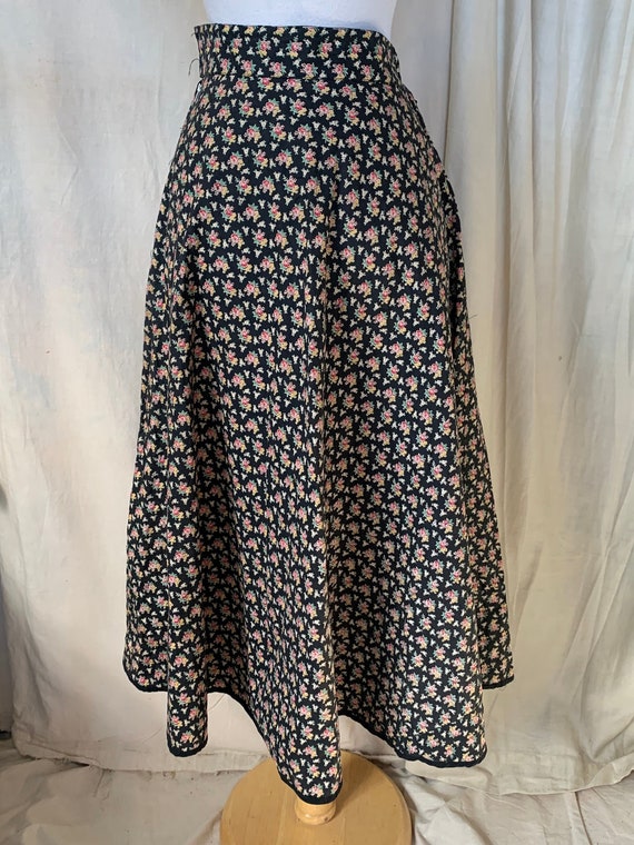 Vintage 1950s Circle Skirt | 50s Reversible Skirt
