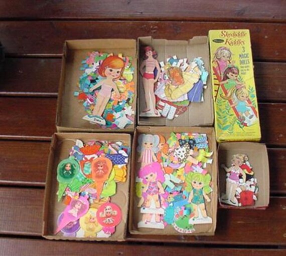 Lots of Vintage 1960's Era - Paper Dolls & Clothes and A Skediddle