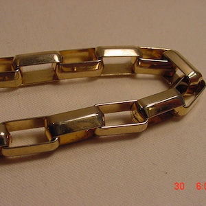 Vintage Thick Link Bracelet  16 - 932