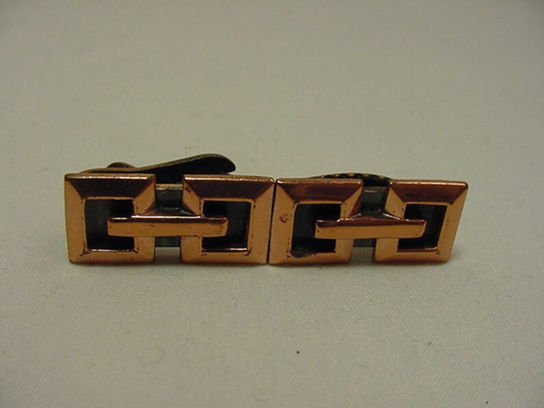 Vintage Signed Renoir Copper Tie Clip 19-56