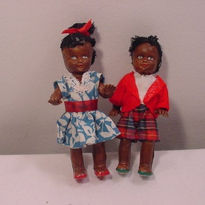 Vintage American Indian Dolls In Acrylic Showcase  15 - 101