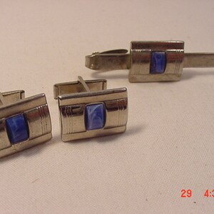 Vintage Cufflinks & Tie Bar Set  16 - 916
