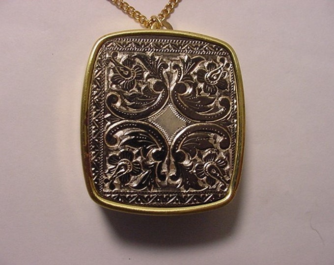 VINTAGE MUSIC BOX PENDANT NECKLACE PLAYS THE THEME FROM LOVE STORY Etsy