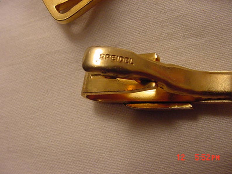 Clip Cravate Et Boutons De Manchette Speidel Vintage - Initiales RRK, Pour Homme