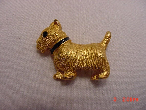 ヴィンテージ ヒューゴ スコティッシュ テリア 犬用ブローチ 16
