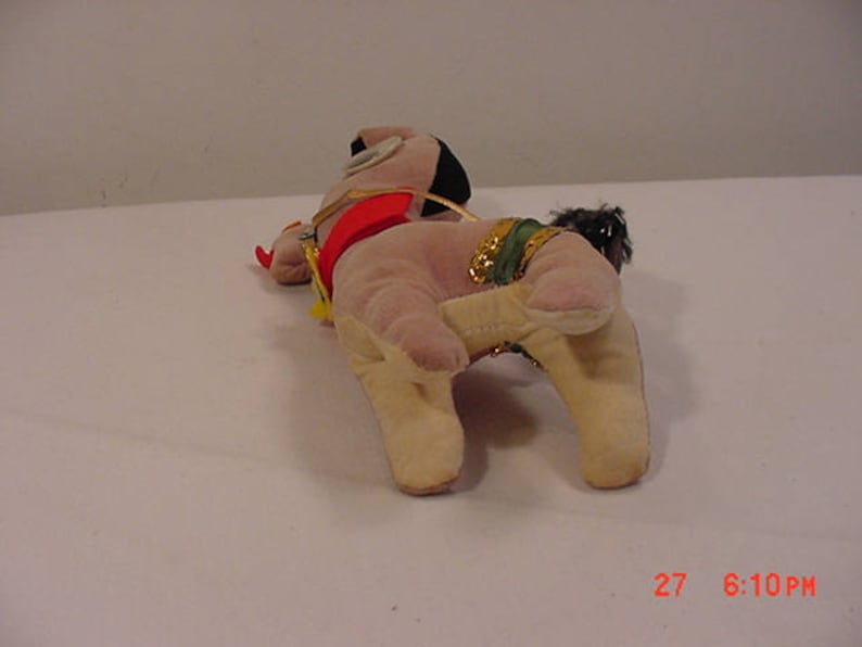 Vintage Googly Eyed Donkey Mule Plush Toy 17 1382 Etsy