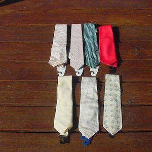 7 Vintage Mid Century Neckties - New Old Stock  25 - 327