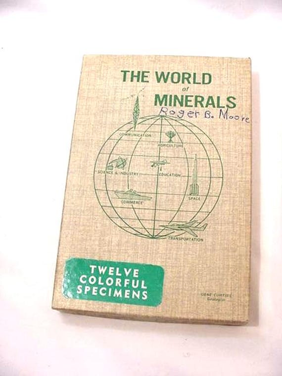 Vintage Mid Century the World of Minerals - Twelve Colorful