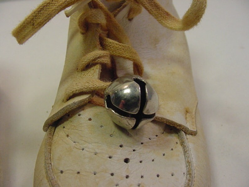 Vintage Baby Shoes With Jingle Bells for Display Only 19 Etsy