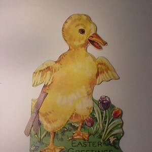 Tarjeta de poema de saludos de Pascua vintage 24 - 12