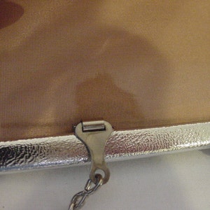 Vintage 1960s Era Silver Evening Bag 2011 1320 image 4