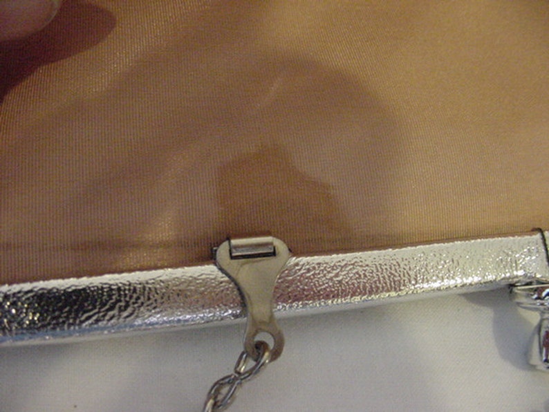 Vintage 1960s Era Silver Evening Bag 2011 1320 image 4