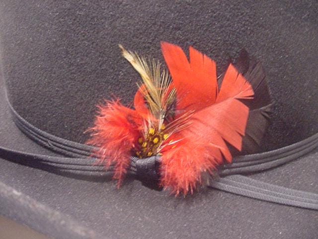 Chapeau De Cowboy Vintage Eddy Bros – Rouge, Durofelt, Taille 6 3/4 – Avec Boîte