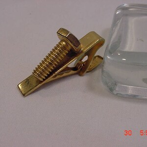Vintage Bolt Tie Clip  17 - 734