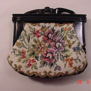 Vintage Floral Faux Nadelspitze ändern Geldbörse 16 - 690