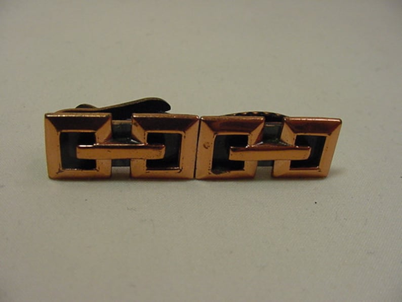 Vintage Signed Renoir Copper Tie Clip 19-56
