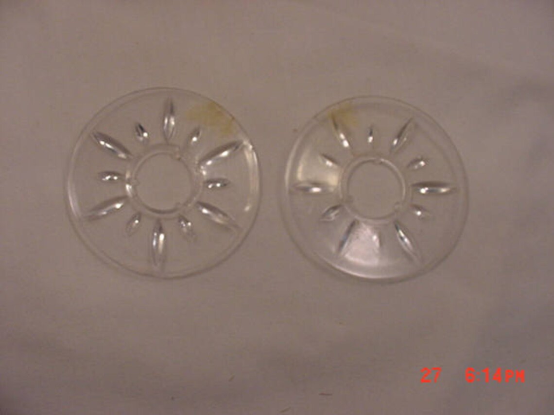 2 Vintage No Tip No Drip Candle Coasters in Original Box 17 Etsy