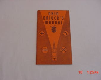 Vintage 1950 Ohio Driver's Manuel 17 - 968