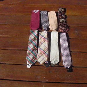 8 Vintage Mid Century Neckties - New Old Stock  25 - 328