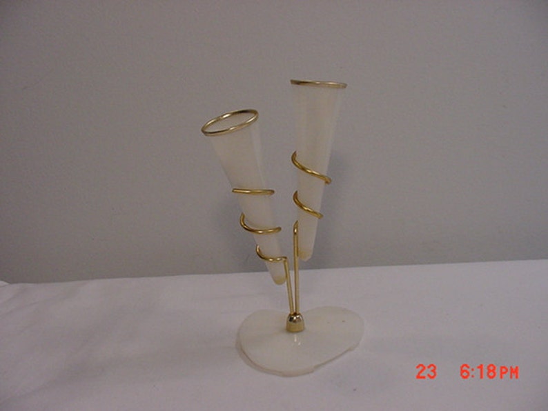 Vintage Retro Plastic Bud Vase 16 87 Etsy