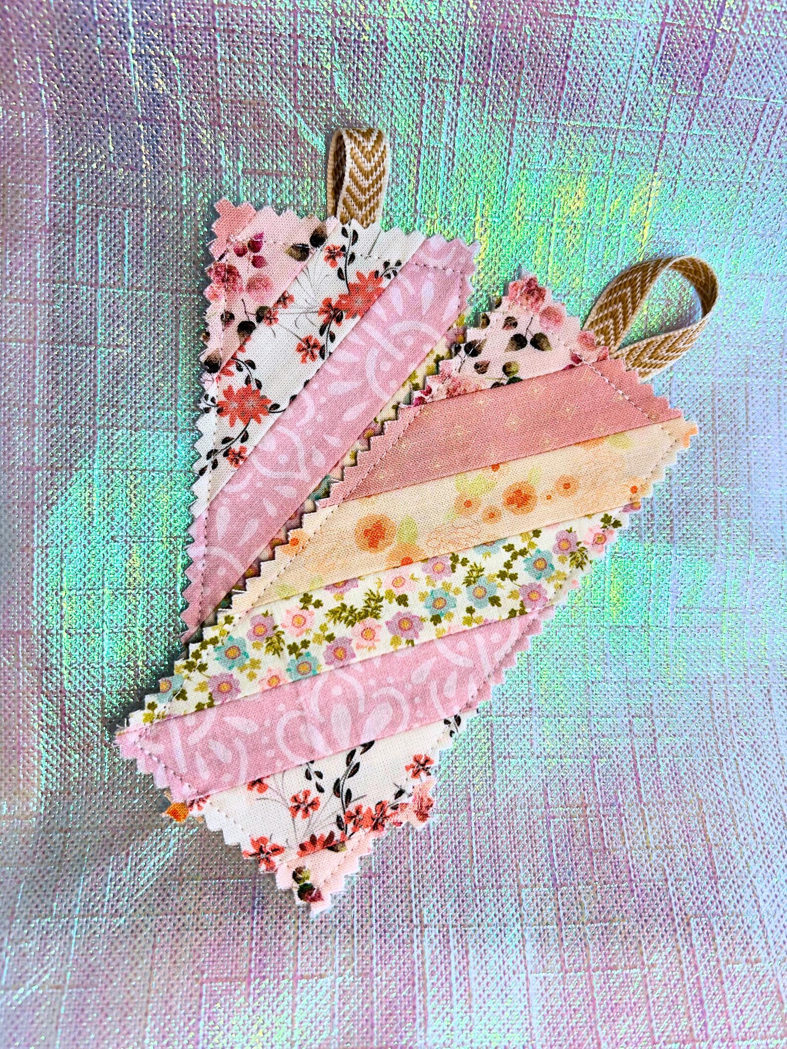 Quilted Bookmarks - Pink Book Accessories - Etsy