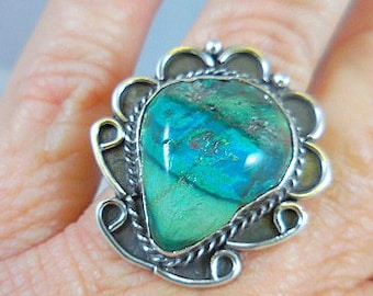 Native American Turquoise Sterling Silver Ring