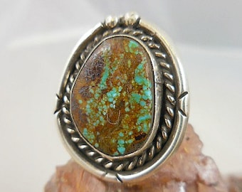 Native American Turquoise Sterling Silver Ring