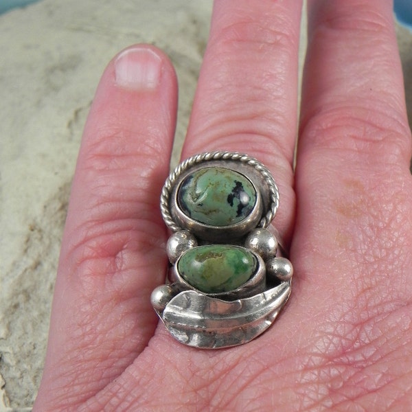 Green Turquoise Native American Ring