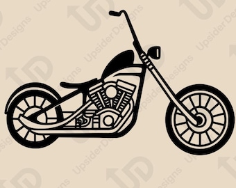 Motorcycle SVG Bundle for Cricut – Chopper and Cruiser Bike Png Clipart for Bikers, Digital Download for T-Shirts & Signs Dxf