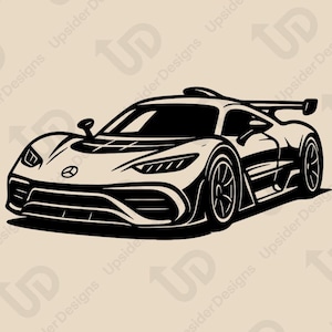 6 Luxury Sports Car SVG Bundle – Supercar Line Art for Cricut, Racing car Png Clipart, Digital Download for Car Lovers & Kids Crafts Dxf