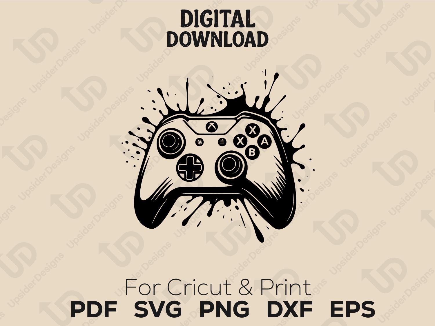 Gaming Controller SVG Bundle | Video Game Console Clipart for Cricut, T ...
