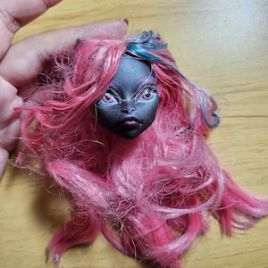 Catty Noir - G1 - MH Monster Doll Boo York - Doll Head - Factory Sample: Uncut Bangs
