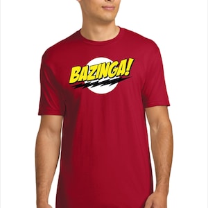 Bazinga! Custom printed shirt for all the Big BANG Theory