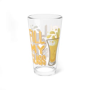 16oz Mixing Glass: Vibrant Colors, Cocktail Shaker, Party Drinkware image 3