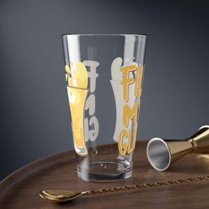 16oz Mixing Glass: Vibrant Colors, Cocktail Shaker, Party Drinkware image 6